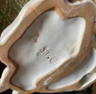 Stor bambi/ rådyr figur bordlampe i matt glasert keramikk 1950/ 60 tallet thumbnail