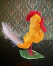 Påskedekor kitsch piperens påskekylling/ høne/ hane 1960/ 70 tallet thumbnail