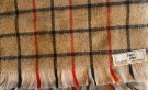 Inigo Jones - Brunt rutet Engelsk ull/cashmere skjerf thumbnail