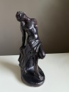Keramikk terrakotta kvinne/ dame akt figur/ skulptur - Italia 1960/ 70 tallet thumbnail
