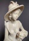 Figur i alabast - A. Santini, Italia thumbnail