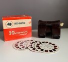 Svart View-master 3-Dimension Viewer model E - Sawyer′s Europe Brussel Belgium 1950 tallet thumbnail