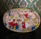 Dopey Disney Snehvit og de syv dvergene matboks blikkboks Gunnar Nilsen Fredrikstad Stabburet hermetikkfabrikk thumbnail