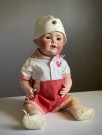 Antikk dukke bisquit porselen H42 cm - Kestner J.D.K Tyskland 1910/ 20 tallet thumbnail