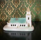 Kirke i spraymalt keramikk Eie Stentøifabrik Egersund Norge 1950/60-tallet thumbnail