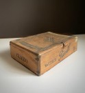 Landhandel Rival Blaa Claro cigar/ sigar/ tobakks eske/ boks i trefinér - Johs. N. With AS Oslo Norge 1891- 1922 thumbnail