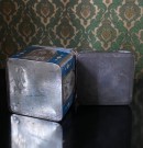 Landhandel antikk kaffe blikkboks - AND. MATTSSON Kafferosteri Falun Sverige 1900 tallet thumbnail