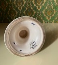 Art Deco signert håndmalt antikk lysestake fisk maritimt motiv Gouda keramikk Holland 1920/30 tallet thumbnail