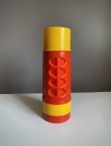 Dr Zimmermann rød/ gul termos i plast - Western Germany 1970 tallet thumbnail
