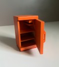 Lundby dukkehusmøbler 1:16 - kjøkkeninnredning malt tre 1960 tallet thumbnail