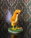 Påskedekor kitsch piperens påskekylling/ høne/ hane 1960/ 70 tallet thumbnail