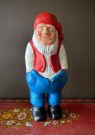 Gamlenissen logosnissen gnom nisse håndmalt plastfigur LOGOS A/S Plastics og bakelittindustri Moss Norge 1960-tallet thumbnail