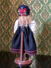 Skilpadde celluloid sovedukke med Hallingdalsbunad - Rheinische Gummi & Celluloid Fabrik Co Germany Tyskland 1900 tallet thumbnail