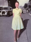 Kortermet kjole Str 38 - Tinetta Modell 1950/60 tallet thumbnail