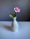 Nummerert vase med eksotisk motiv - KK Kråkerøy keramikk Halden Norge 1950/ 60 tallet thumbnail