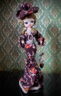 Original Bradley Big Eye cloth-faced  Faux-Bradley doll Kawaii dukke - Korea 1977 thumbnail