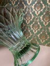 Wheatsheaf uranium lys grønn vase i Art Decostil 3174 Bagley & Co England 1950/60-tallet thumbnail