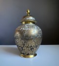 Posh luksuriøs vase/ krukke i porselen med gull dekor/ mønster - Johann Seltmann Vohenstrauss Bavaria Germany1787 (41)  thumbnail