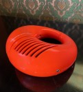 Toot a loop orange Space Age radio R-72 i plast - National Panasonic Japan 1970 tallet thumbnail
