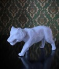 Animals håndlaget tiger kunstfigur i hvit porselen - Camilla Prytz Magnor Norge 2020 thumbnail