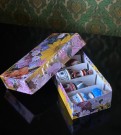 Russisk håndmalt juledekor/ ornament/ katetral/ suvenir i tre med oppheng  thumbnail