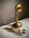 Bordlampe i messing telefon England 1930 tallet - Redesign OldshitVT thumbnail