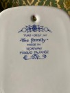 The family Turi-design veggplett platte smørefjøl i porselen Turi Oliver Figgjo Fajanse Norge 1970-tallet thumbnail