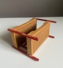 Lundby dukkehus møbler tilbehør 1:18 - våningssäng/ køyeseng barnerom (7500) 1970 tallet thumbnail