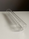 Sylinder/ spiral kombinert lysestake og vase i klart kunstglass - IKEA PS Ehlen Johansson thumbnail