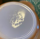 Dessert skåler opalin glass orange luster glasur Oven Fire King ware 19 - Anchor Hocking USA 1950/ 60 tallet thumbnail