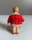 Dukkehus tilbehør 1:12 - bisque porselens dukke/ jente thumbnail