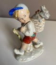 Nostalgisk porselens figur - Tyskland, 1950/60 tallet thumbnail