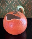 Mugge/ karaffel/ kanne frukt orange appelsin matt glasert steingods 6686 Italy Italia thumbnail