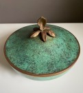 Art Deco skål i messing/ bronse 1920- 1950 thumbnail