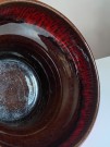 Potteskjuler/ blomsterpotter i rød/ sort spettet glasert keramikk - Graveren Teglverk Stavanger Norge 1950/ 60 tallet thumbnail