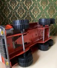 Sanson Junior stor orange kranbil modellbil i metall - Tonka Rico ESPANA Spain Spania 1970-tallet thumbnail