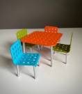 Lundby dukkehus møbler 1:18 - Stockholm hagemøbler MICKI LEKSAKER AB 2020 tallet thumbnail