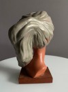 Kvinnebyste/ figur i keramikk/ terrakotta - 1950/60 tallet thumbnail