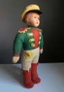 Stor majorette / soldat/ uniformert tøy/ stoff dukke med formstøpt hode thumbnail