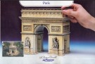 ARC de TRIOMPHE Triumfbuen Paris papir modell 1:250  - Frankrike 1984 thumbnail