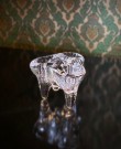 Kosta Igloo lysestake i klart kunstglass - Göran Wärff Kosta Boda Sweden Sverige 1970/ 80 tallet thumbnail