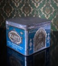 Landhandel antikk kaffe blikkboks - AND. MATTSSON Kafferosteri Falun Sverige 1900 tallet thumbnail