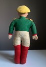 Stor majorette / soldat/ uniformert tøy/ stoff dukke med formstøpt hode thumbnail