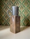 Vase med silkematt glasur og relieff dekor - Carl Harry Stålhane Rörstrand Sweden Sverige 1960-tallet thumbnail