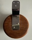 Store runde dørhåndtak dørknopper i heltre - Teak-O-Nett 1960/70 tallet thumbnail