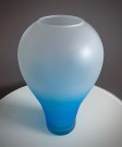 Oval/Rund vase matt kunstglass  thumbnail