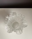 Skål/ vase i frostet kunstglass -Italy thumbnail