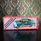 SKODA S 110R Rød modellbil plast lekebil i original emballasje DDR Germany Øst-Tyskland 1970-tallet. thumbnail