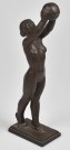 Skulptur statusett i bronse - K. Skinnarland Norge 1946 thumbnail