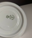Enkelt tefat Blå Maud modell Bogstad kaffe/ bordservice i porselen med sølvdekor - Porsgrund porselen PP Norge  thumbnail